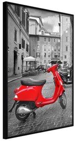 Poster  The Most Beautiful Scooter  Cornice Quadri Cornice nera, Larghezza x Altezza Home decor 40x60