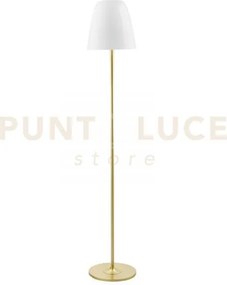 Piantana ares bianca 3 luci attacco e14 35x159,5cm in vetro soffiato