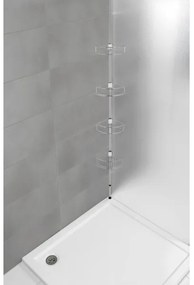 WENKO 21803100-Mensola angolare DOLCEDO 31x275 cm acciaio inox/cromo lucido