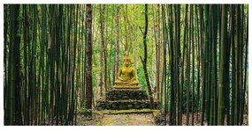 Stampa su tela Buddha, multicolore 140 x 70 cm