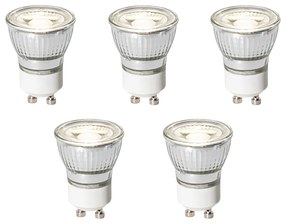 Set di 5 lampadine LED GU10 dimmerabili 35mm 4W 230 lm 4000K