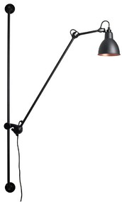 Lampe Gras - 214 Applique da Parete Round Nero/Nero/Rame Lampe Gras