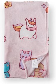 Coperta per bambini rosa in vello 130x170 cm Forever Together – Catherine Lansfield