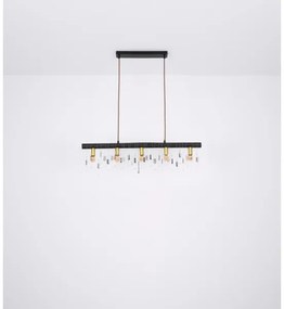 Globo 15532-5HB - Lampada a sospensione su cavo KIRA 5xE14/40W/230V nera