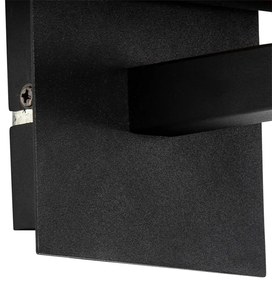 Applique moderna nera con oro - VT 1