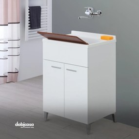 Lavatoio Linea "Stella" 60X50 Nobilitato Melaminico 18mm colore Bianco Lucido