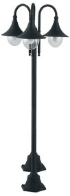 Lampione da giardino, Pavia H 190 cm, nero, IP44 INTEC