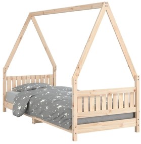 Giroletto per bambini 80x200 cm in legno massello di pino