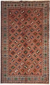 Kurdi Tappeto persiano 200x120 Marrone (Iran) Annodato A Mano