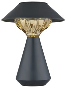 Globo 36639A - Lampada solare LED 10xLED/0,06W/1,2V IP44 nero