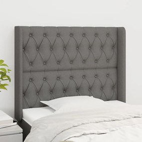 Testiera Ad Orecchio Grigioscuro 103x16x118/128cm İntessuto /