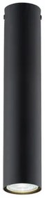 Plafoniera TECNO 1M da soffitto base GU10 Nera