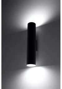 Sollux SL.0330 - Applique LAGOS 2 2xGU10/10W/230V nero