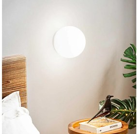 Ideal Lux - Applique MAPA 1xE27/42W/230V Ø 20 cm bianca