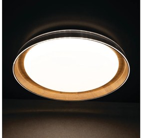 Kanlux 37317 - Plafoniera LED NIFU LED/17,8W/230V diametro 43 cm bianco/marrone