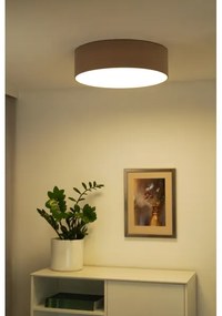 Duolla - Lampada LED da soffitto CORTINA LED/26W/230V Ø45 cm 4000K marrone