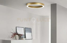 Plafoniera led demos oro led 120w 16350 lm 3000k 4000k 6500k 120x8,5cm