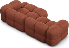 Divano angolare color mattone (con penisola a destra/con chaise lounge) Loretto – Cosmopolitan Design