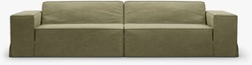 Divano modulare 4 posti Jodie con copertura in tessuto Lins – L244 cm