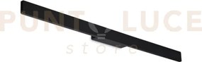 Linea applique da esterno ip54 led 3000k 20w 1950 lm nero 104cm