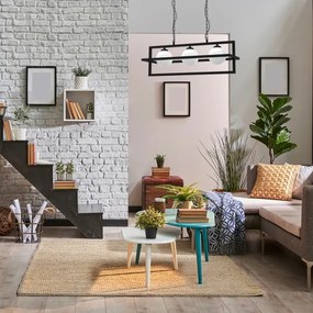 Lampadario a catena DIEGO 3xE14/40W/230V nero