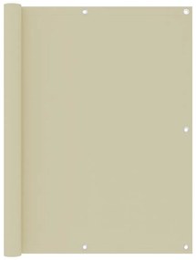 Paravento Da Balcone Crema 120x400 Cm İn Tessuto Oxford /