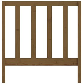 Testiera per letto miele 96x4x100 cm in legno massello di pino