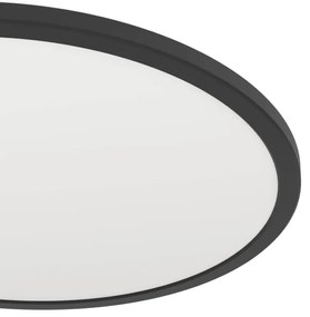 Eglo 901441 - Plafoniera LED da esterno ROVITO 16,8W/230V diametro 50cm IP44 nero