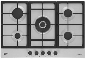 Beko - HIAW75225SXE. Colore del prodotto: Acciaio inox, Posizionamento dell'apparecchio: Da incasso, Dimensione della larghezza del piano cottura: 75