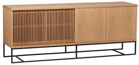 Cassettiera bassa in rovere naturale 188x75 cm Ende - Woodman