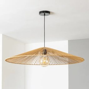 Brilagi - Lampadario LED a sospensione su cavo CERIA BOHO 1xE27/40W/230V Ø 90 cm marrone