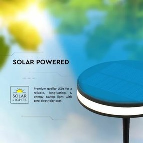 Lampada solare LED da esterno LED/1,8W/3,7V IP54 3000K 1800 mAh