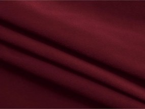 Chaise longue burgundy (con penisola a sinistra) con rivestimento in velluto Ekahi – Makamii