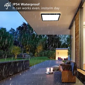 Brilagi - Lampada LED da bagno ULTRA SLIM LED/18W/230V 30x30 cm nero IP54