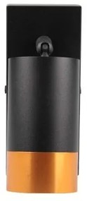 Faretto da parete 1xGU10/35W/230V nero/oro