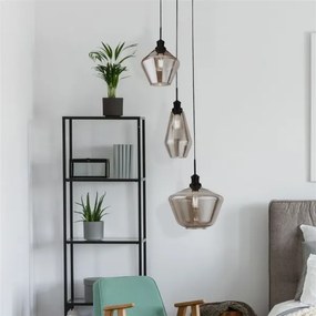 Searchlight  5423-3BK - Lampadario a sospensione con filo MIA 3xE27/60W/230V nero