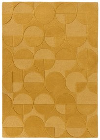 Tappeto in lana gialla 160x230 cm Gigi - Flair Rugs