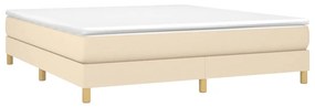 Giroletto a molle crema 180x200 cm in tessuto