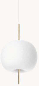 Lampada a sospensione in vetro soffiato Kushi