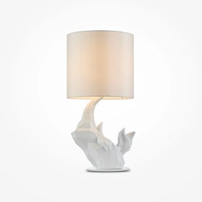 Maytoni Lampada da tavolo Serie 'Nashorn' Colore Bianco