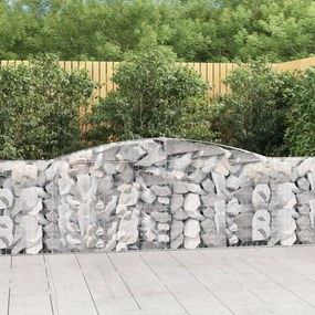 Cesti Gabbioni Ad Arco 9 Pz 400x30x80/100 Cm Ferro Zincato /