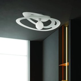 Plafoniera moderno Dilate Ø 40 cm bianco IP20, 1XE27