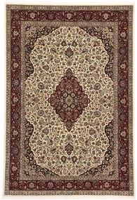 Isfahan Tappeto 170 x 250 (Iran) Annodato A Mano
