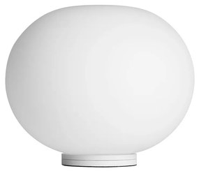 FLOS Glo-ball Zero Switch Lampada da tavolo 19 cm a luce diffusa in vetro opalino acidato bianco