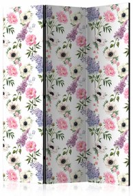 Paravento Roses and Lilacs [Room Dividers]