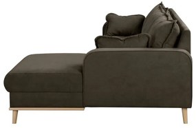 Divano angolare marrone (angolo destro) Beata - Ropez