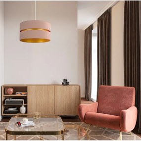 Duolla - Lampadario a sospensione con filo DUO 1xE27/15W/230V diametro 40 cm beige