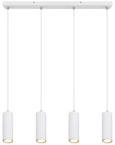 Globo 57911-4HW - Lampadario a sospensione con filo ROBBY 4xGU10/35W/230V bianco
