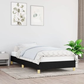 Giroletto Senza Materasso Nero 90x190 Cm İn Tessuto /