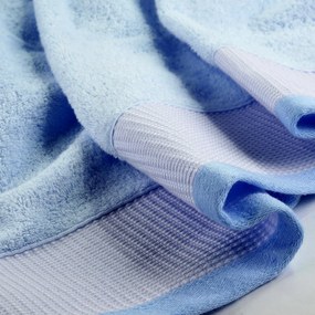 Asciugamano Ospite Trendy  in Cotone Azzurro Caleffi